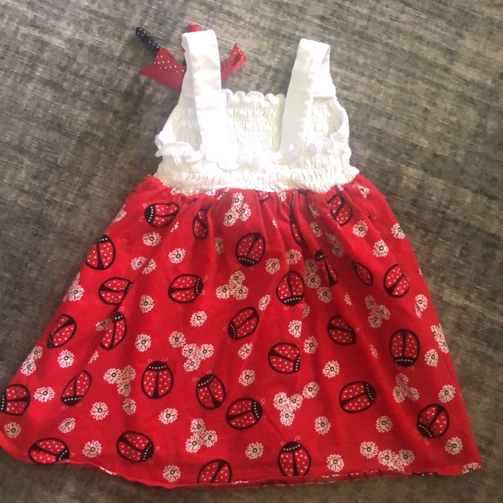 🌖 Sophie Rose 12 months lady bug tank dress - Picture 6 of 6